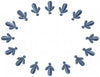 OVAL GREGORY MONOGRAM FRAME