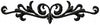 Straight Flourish Border - Machine Embroidery Design - Comes in 4 sizes