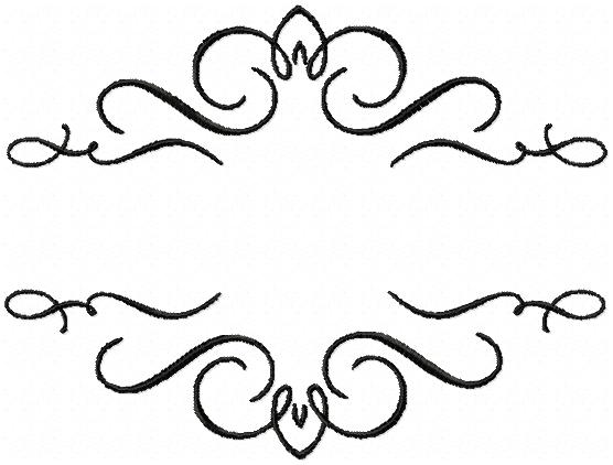 Printable Swirl Borders