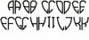 2 letter monogram a to k