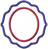 Applique Frames  -  2 Different Frames - Monogram Frame, machine embroidery Design