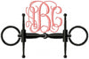 Bridle Bit Monogram Frame