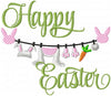 easter machine embroidery design