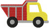 Dump Truck Machine Embroidery Design - Fill Stitch