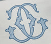 VINTAGE SERIES VII DOUBLE LETTER MONOGRAM A-M