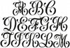 Glamour Monogram Font - Comes in 2,3,4,5 inch Sizes - machine embroidery font