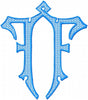 VINTAGE SERIES VII DOUBLE LETTER MONOGRAM A-M