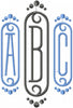 Art Deco Machine Embroidery Font
