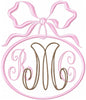 Bow Frames - Machine Embroider Monogram Frames Set of 3 Frames in 2 Sizes each