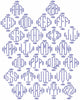 machine embroidery monogram