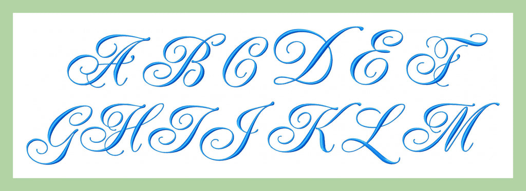 elegant cursive font