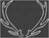 Sketch Stitch Antler Monogram Frame