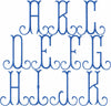 curly monogram font