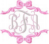 Single and Double Bow Borders - Comes in 4,5,6,7,8 Inch sizes each