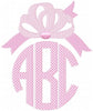 Loopy Bow - Monogram Topper