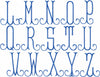 vintage monogram font