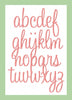 Sweetheart Font - 4 inch and 2 inch sizes