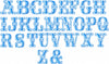 Intervent Monogram Font - Comes in 2 sizes 2 and 3 inch- Machine embroidery Font