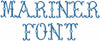 MARINER FONT 2.0 INCH SIZE
