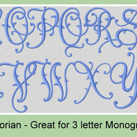 Victorian Monogram Font