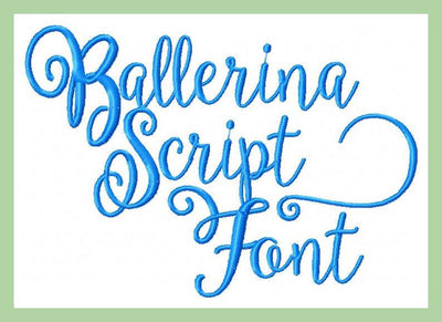 Ballerina Script Font 2