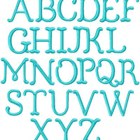 Bluebell Font .75, 1", 1.25" Sizes  - Goes with the Bluebell Vintage Font
