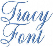 TRACY FONT 2 INCH SIZE