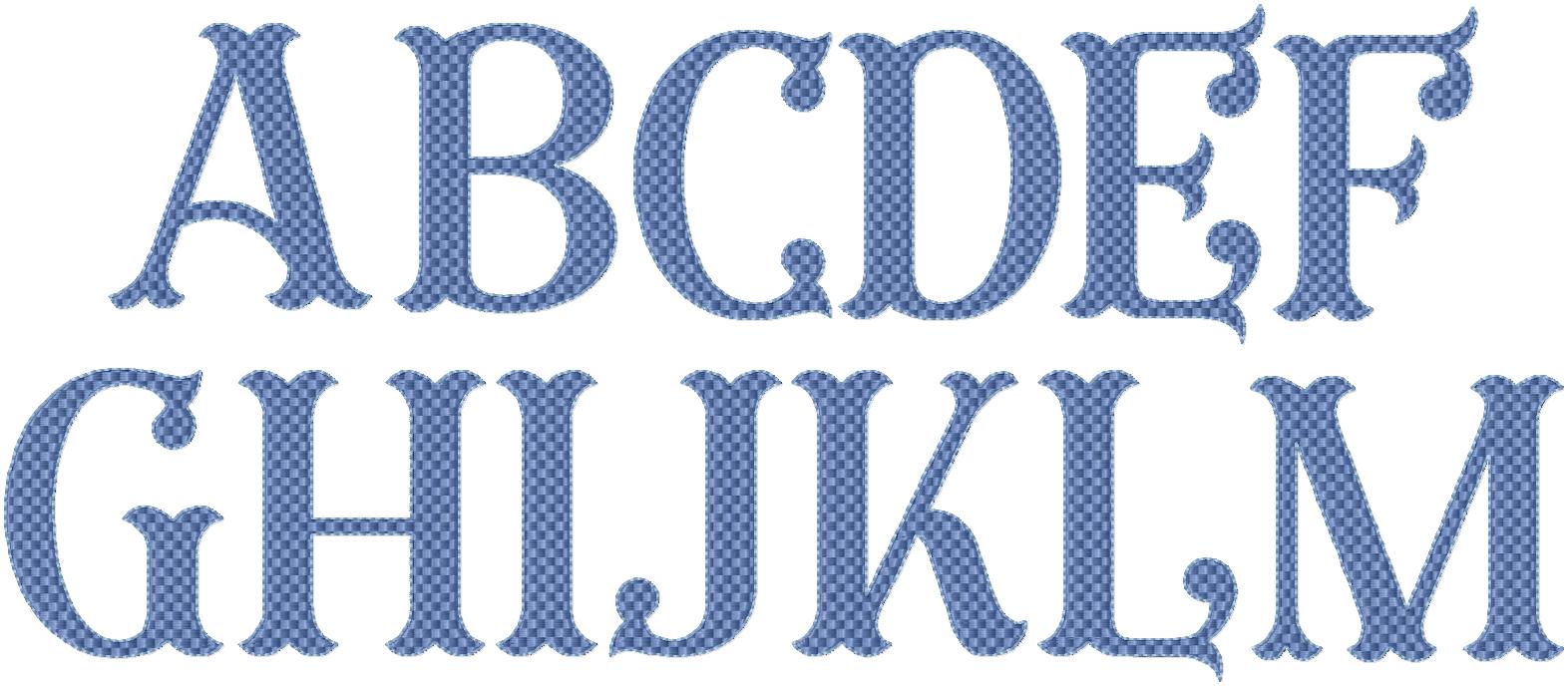FISHTAIL BRICK MONOGRAM FONT | Bling Sass & Sparkle