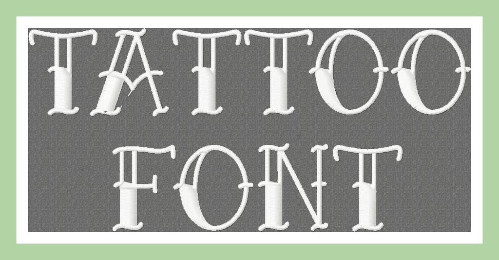 Tattoo Letter and Header Freebie