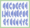 Circle Park Font 4" Letters Machine Embroidery Font -