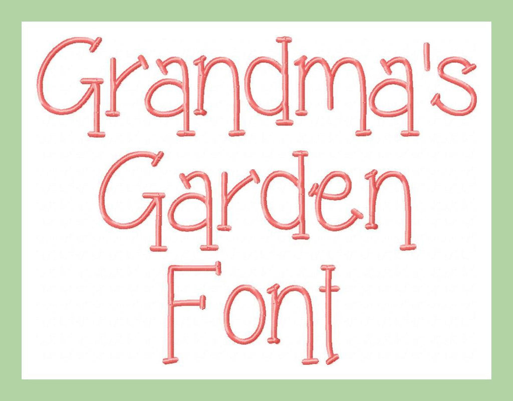 Grandma's Garden Font