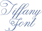 TIFFANY FONT