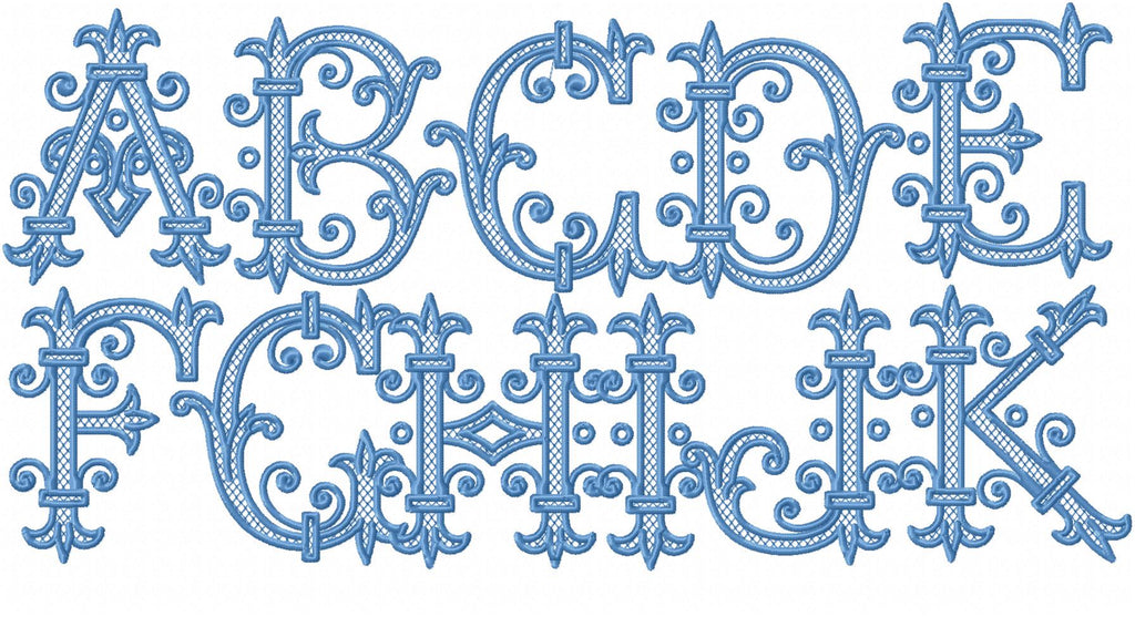 Monograma Romen ROMAN MONOGRAM FONT 2 | Bling Sass & Sparkle