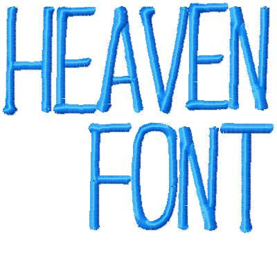 Heaven Font - comes in 3