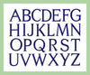 Block Letters  Comes in  6 sizes 1,1.5,2,2.5, AND 3 inch sizes