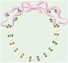 FLORAL WREATH WITH BOW