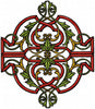 Stained Glass Look Embroidery Design