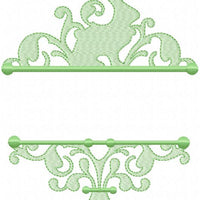 Fall Split Name Frame Bunny Split Name Frame | Bling Sass & Sparkle