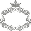 Crown Vine Monogram Frame