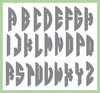 Circle Park Font 4" Letters Machine Embroidery Font -