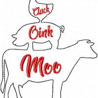 MOO OINK CLUCK