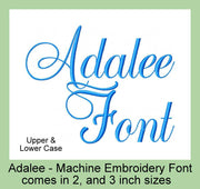 CURSIVE EMBROIDERY FONT