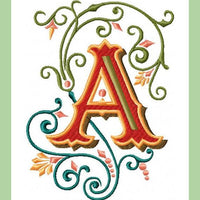 Vintage Jewel Tone Letters - ABC - 6,8, 10 inch letters