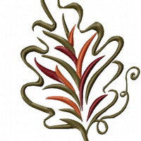 Autumn Leaf - 3 versions  Machine Embroidery Design