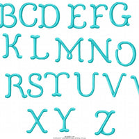 Bluebell Font 1.5", 1.75" and 2"  Sizes  - Goes with the Bluebell Vintage Font