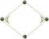 Diamond Dot Frame - Machine Embroidery Monogram Frame - comes in 3x4,4x5, 5x6