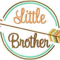 Little Brother comes in 4 sizes 4x3, 5x4,7x5 and 8x6, machine embroidery design