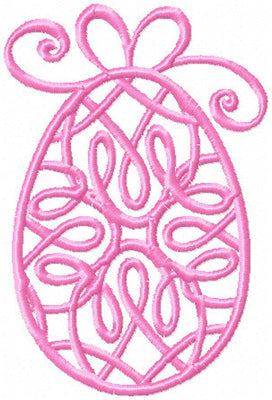 Ribbon Egg - Easter Design