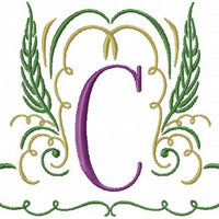 Country Monogram FRENCH COUNTRY MONOGRAM FONT | Bling Sass & Sparkle