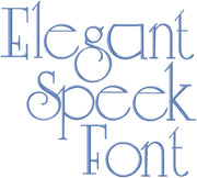 ELEGANT SPEEK FONT